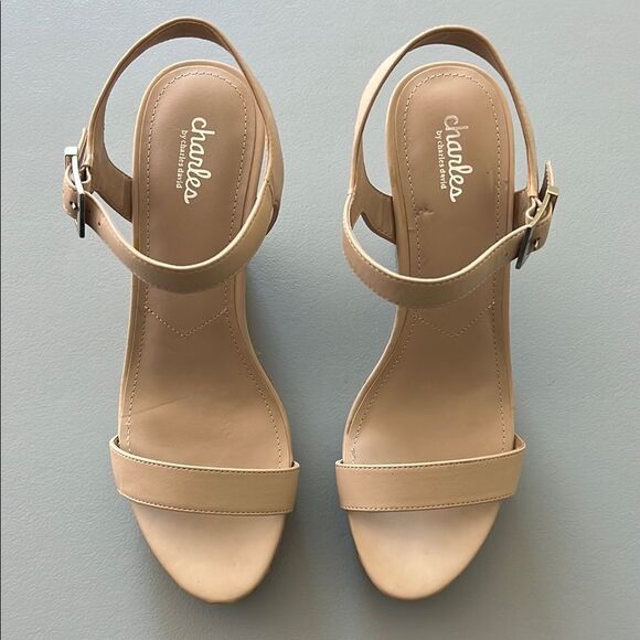 Charles by Charles David Cork Wedge Sandals Size 11M - Picture 3 of 11